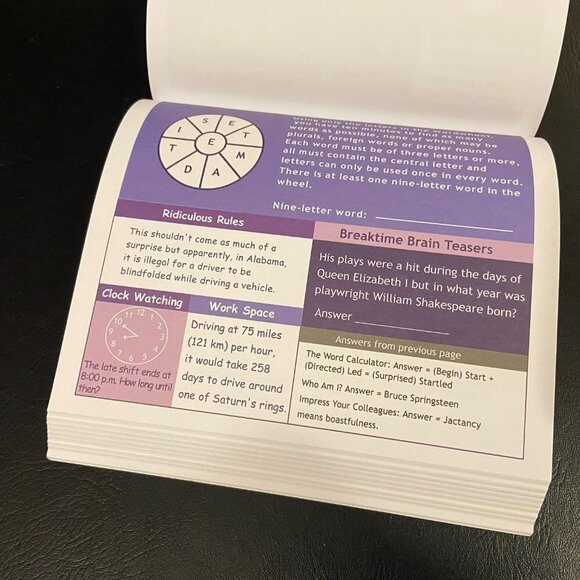 ⭐4 FOR $20⭐ The Ultimate Office Olympics Puzzle & Games Book - NEW - Picture 5 of 5